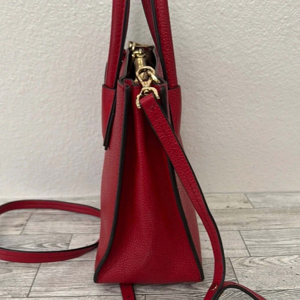 Michael Kors Red Mercer Satchel